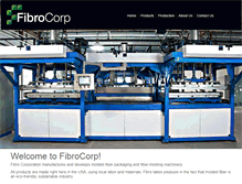 Tablet Screenshot of fibrocorp.com